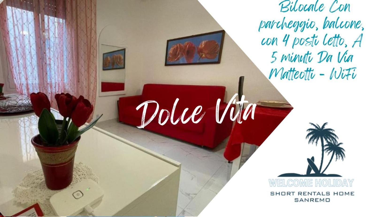 Wh - Dolce Vita - Bilocale - 5 Minuti Dal Centro - Parcheggio Gratuito - Wifi Sanremo Dış mekan fotoğraf